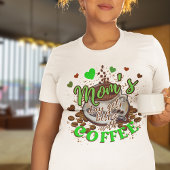 Schattigee Groene Moederdag Wordt Beter Met Koffie Tri-Blend Shirt
