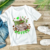 Schattigee Groene Moederdag Wordt Beter Met Koffie Tri-Blend Shirt