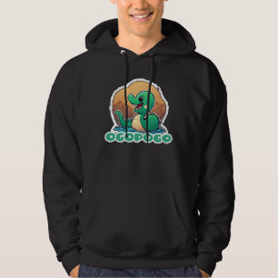 Schattigee groene Ogopogo het Okanagan Lake Monste Hoodie