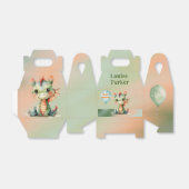 Schattigee Groene Oranje Dragon Boy Baby shower Da Bedankdoosjes (Uitgevouwen)