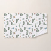 Schattigee groene recyclingtruck Kinder voertuigen Bad Handdoek (Handdoek)