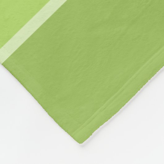 Schattigee Groene Streep Safari Oerwoud Baby Zebra Fleece Deken (Hoek)