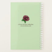 Schattigee groene vlinders dagelijks planner (Achterkant)