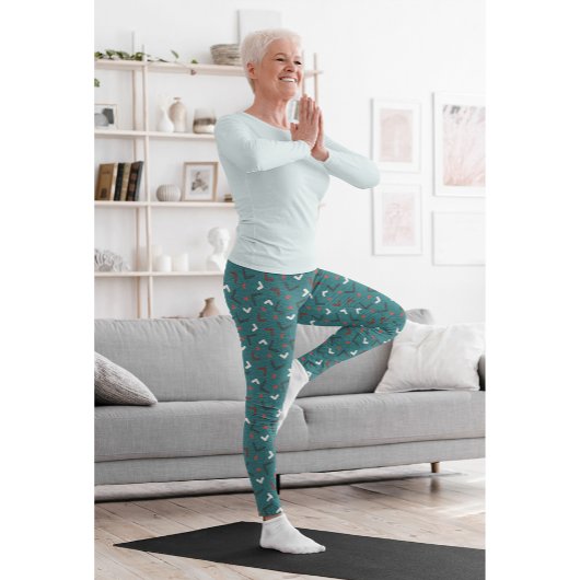 Schattigee Groene Yoga Gym Vrouw Leggings