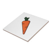 Schattigee groenten wortelpatroon tegeltje (Zijkant)