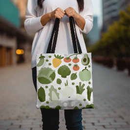 Schattigee groentetelers Markt Trendy Eco-Friendly Tote Bag