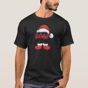 Schattigee Grootmoeder Claus Nieuwe Kerstmis Kerst T-shirt