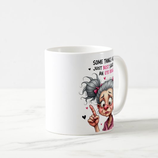 Schattigee grootmoeder Koffiemok (Voorkant rechts)