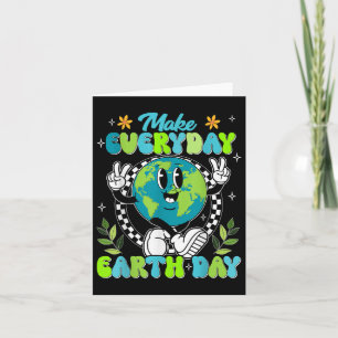 Schattigee Groovy Make Everyday Earth Day Clroom T Kaart