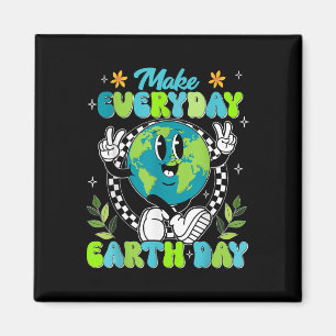 Schattigee Groovy Make Everyday Earth Day Clroom T Magneet
