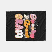 Schattigee Groovy One Spooky Great Gram Ghost Hall Fleece Deken (Voorkant (Horizontaal))