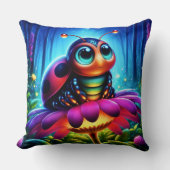 Schattigee grote ogen lieveheersbeestje met een my kussen (Voorkant)