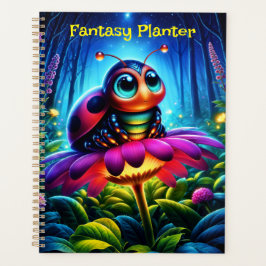 Schattigee grote ogen lieveheersbeestje met een my planner