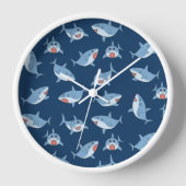 Schattigee grote witte haaien oceaanpatroon (Voorkant)