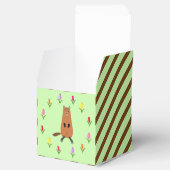 Schattigee Groundhog en Tulip Flowers Bedankdoosjes (Geopend)