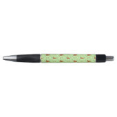 Schattigee Groundhog en Tulip Flowers Patterned Pen (Voorkant)