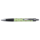 Schattigee Groundhog en Tulip Flowers Patterned Pen (Achterkant)