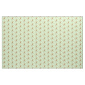 Schattigee Groundhog en Tulip Flowers Patterned Stof (Yard (91,4 cm))