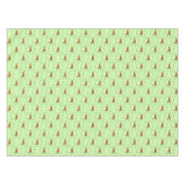 Schattigee Groundhog en Tulip Flowers Patterned Tafelkleed (Voorkant (Horizontaal))