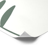 Schattigee Groundhog Gele en Oranje Bloemen Poster (Hoek)