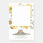 Schattigee Groundhog gepersonaliseerde docent Post-it® Notes (Voorkant)