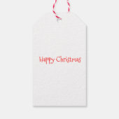 Schattigee Groundhog Kerst cadeau tags Cadeaulabel (Achterkant)