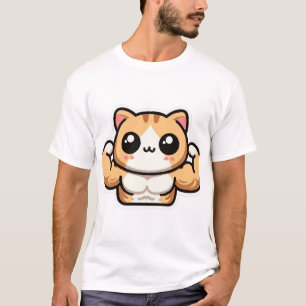 Schattigee Gym Cat T-shirt
