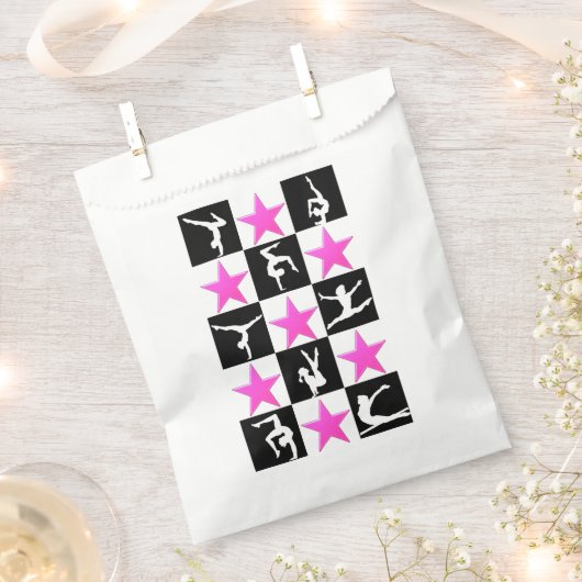 SCHATTIGEE GYMNASTIEK FEESTZAKKEN BEDANKZAKJE (Geknipt)