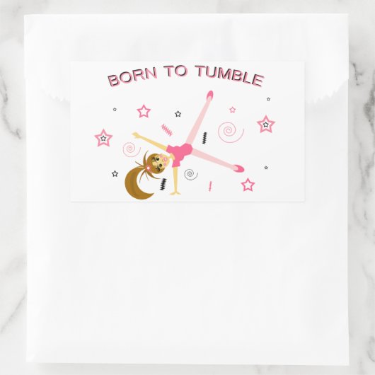 Schattigee gymnastiek Sticker (Tas)