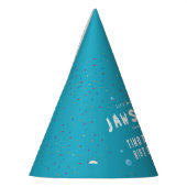 Schattigee haai in oceaan Kids Verjaardagsfeest Feesthoedjes (Links)