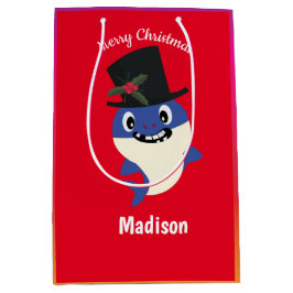 Schattigee Haai 🦈 Kerst Kinder Fun Super Oceaan Medium Cadeauzakje