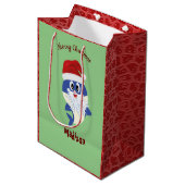 Schattigee Haai 🦈 Kerst Kinder Fun Super Oceaan Medium Cadeauzakje (Voorkant Gekanteld)