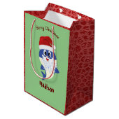 Schattigee Haai 🦈 Kerst Kinder Fun Super Oceaan Medium Cadeauzakje (Achterkant Gekanteld)