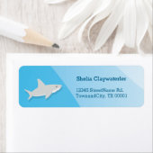 Schattigee haai | Label retouradres (Insitu)