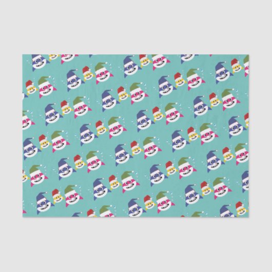 Schattigee Haai 🦈 Leuk Fab Kinder Super Oceaan Fa Tissuepapier (Voorkant)