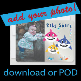 Schattigee haai 🦈 Super Birthday Ocean Party Kaart