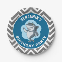 Schattigee haai verjaardagsfeestje