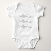 Schattigee haaien | Baby Bodysuit (Voorkant)
