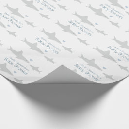 Schattigee haaien met woorden | Doucheinpakpapier Cadeaupapier
