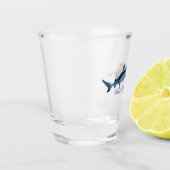 Schattigee haaienliefhebbers shot glas (Links)