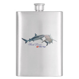 Schattigee haaienliefhebbers Shot Glass Flacon