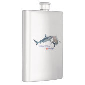 Schattigee haaienliefhebbers Shot Glass Flacon (Rechts)