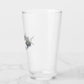 Schattigee haaienliefhebbers Shot Glass Glas (Links)