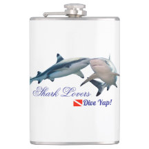 Schattigee haaienliefhebbers Shot Glass