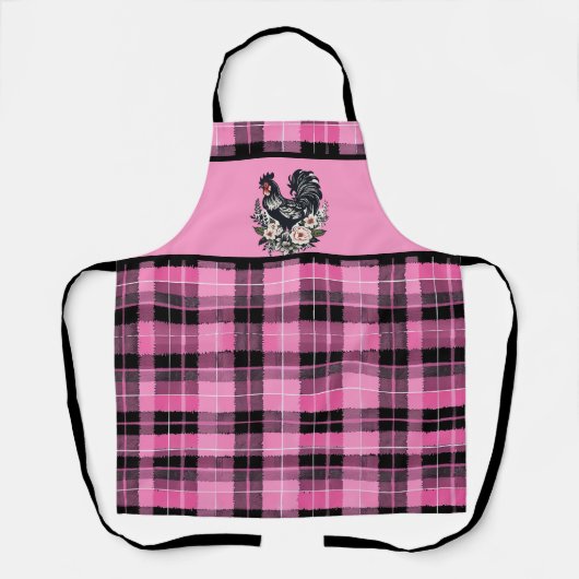 Schattigee haan liefhebbers keuken schort (Voorkant)