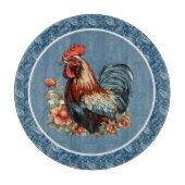 Schattigee haan liefhebbers Landelijke keuken Snijplank (Voorkant)