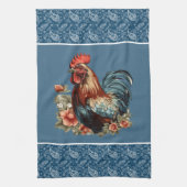 Schattigee haan liefhebbers Landelijke keuken Theedoek (Verticaal)