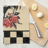 Schattigee haan liefhebbers Landelijke keuken Theedoek (Quarter Fold)