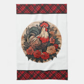 Schattigee haan liefhebbers Landelijke keuken Theedoek (Verticaal)