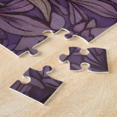 Schattigee haas met lavendel William Morris Geïnsp Legpuzzel (Zijkant)